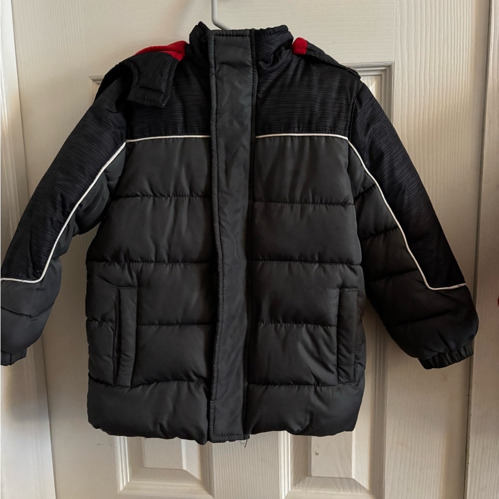 Black Kids Puffer Jacket
